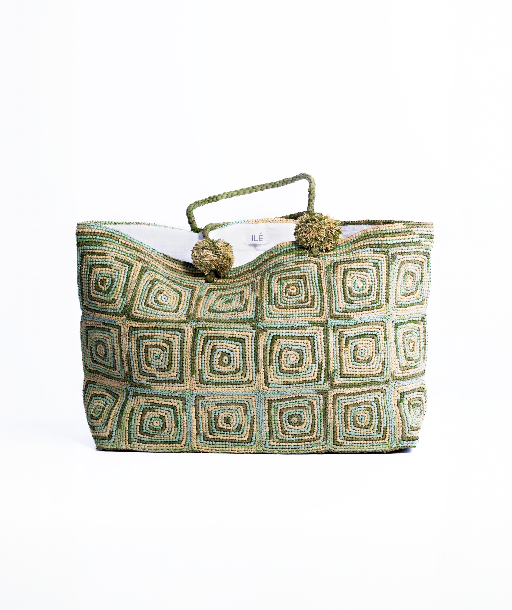Soubik - Oversized Raffia Bag