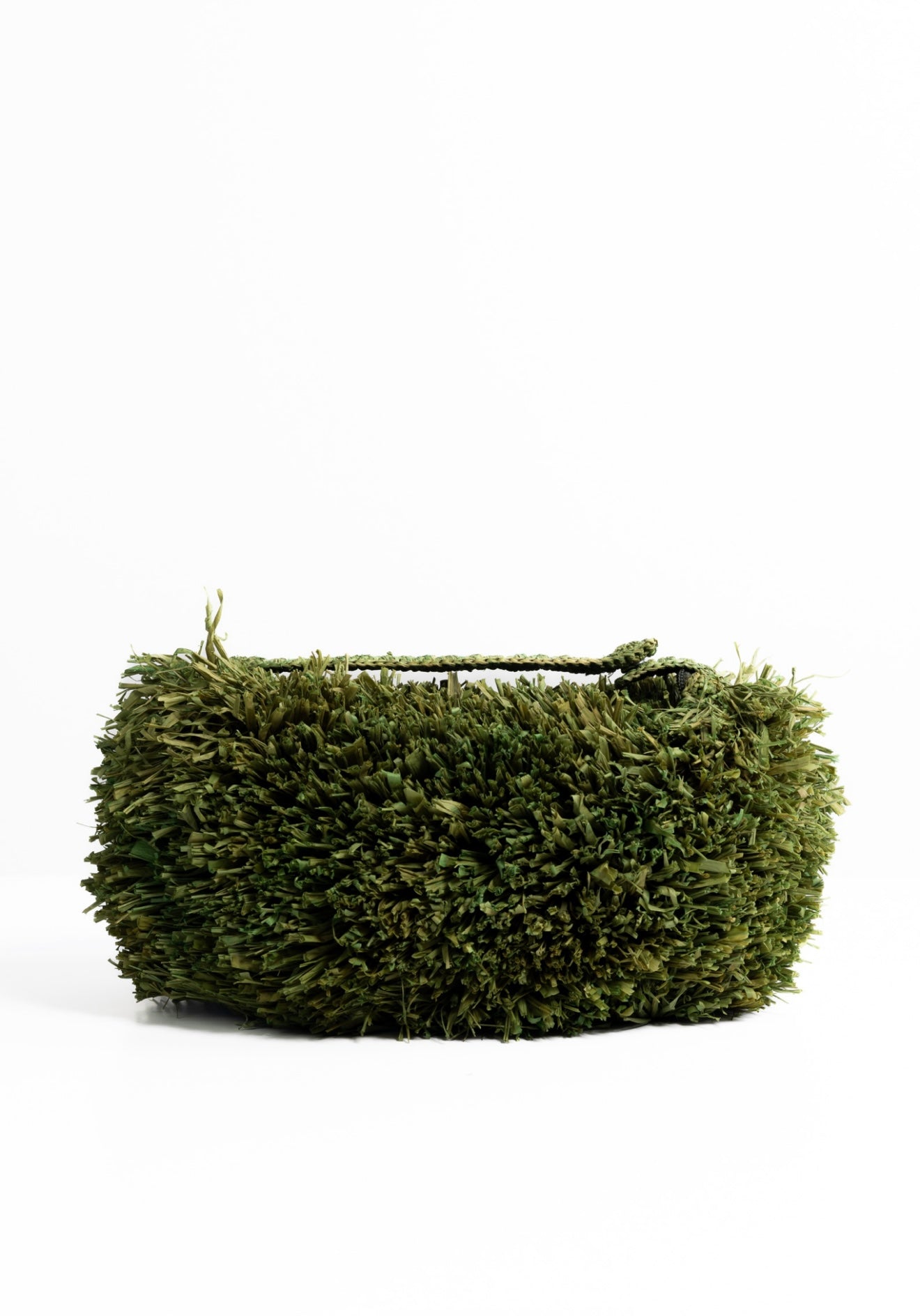 Pouch - Sculptural Raffia Bag