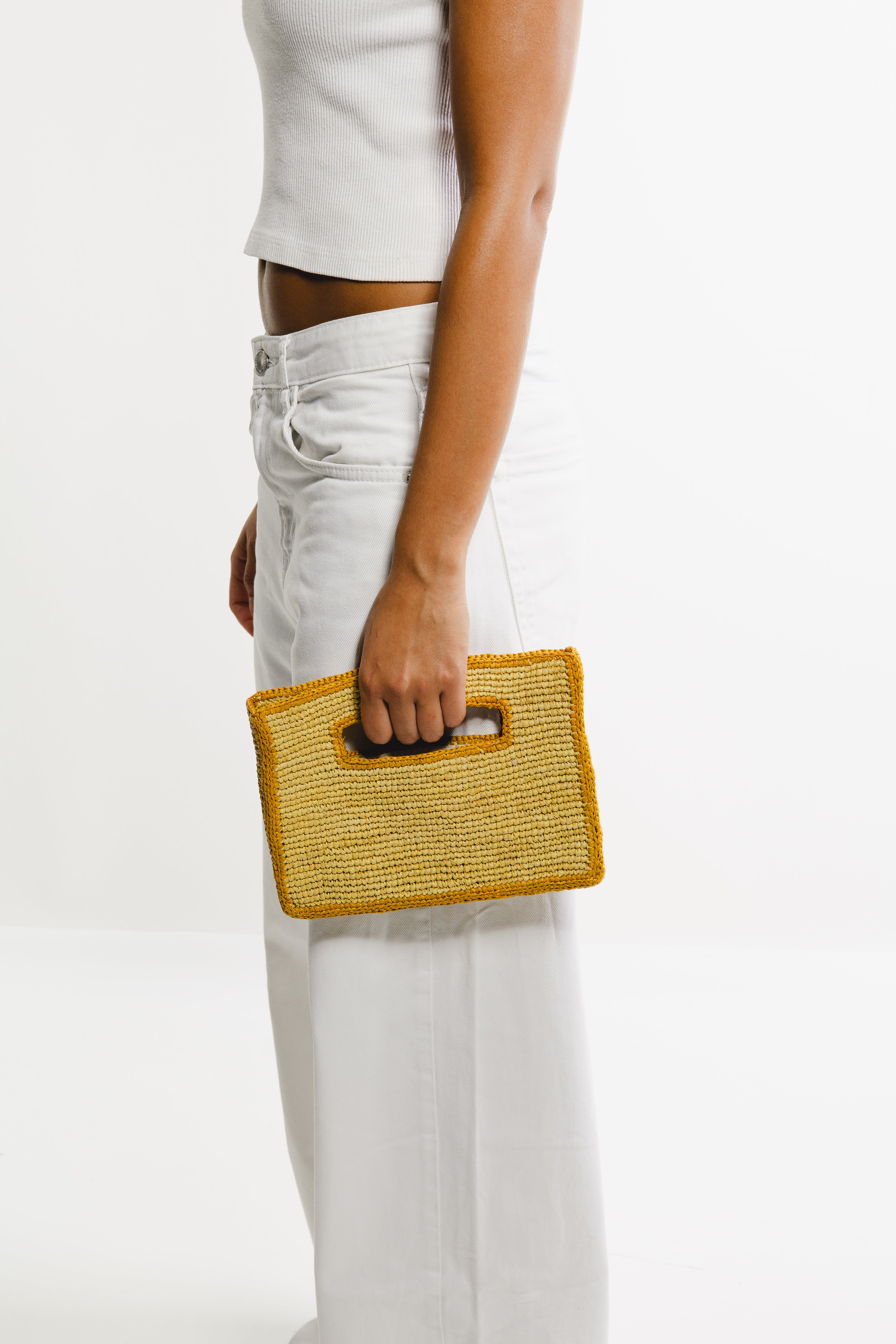 Nano - Timeless Mini Raffia Bag – ILÉ