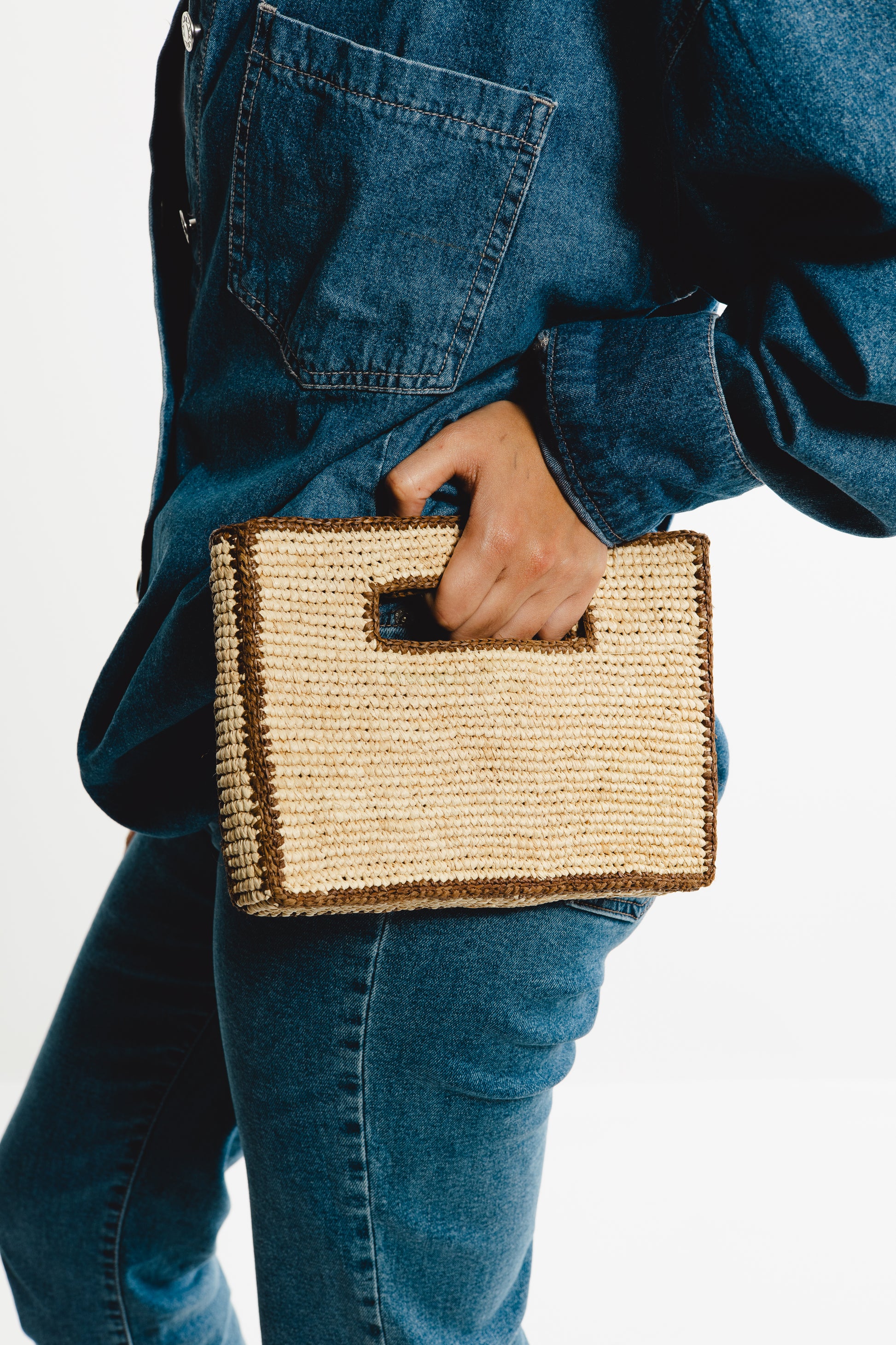 Nano - Timeless Mini Raffia Bag